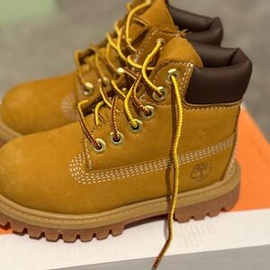 Timberland Kids Brown Lace-Up Boots